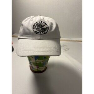 White Claw Slideback Baseball Cap White One Size Adjustable Embroidered